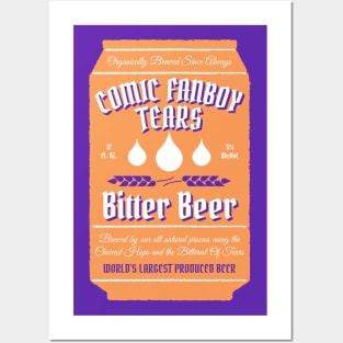 Comic Fanboy Tears Bitter Beer - Can Posters and Art